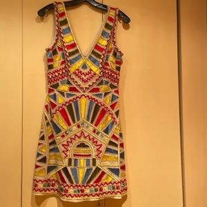 Fully beaded party dress